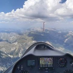 Flugwegposition um 12:36:09: Aufgenommen in der Nähe von Département Alpes-de-Haute-Provence, Frankreich in 3276 Meter